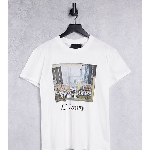 Topshop Petite – Lowry – T-shirt-Biały Topshop M Asos Poland