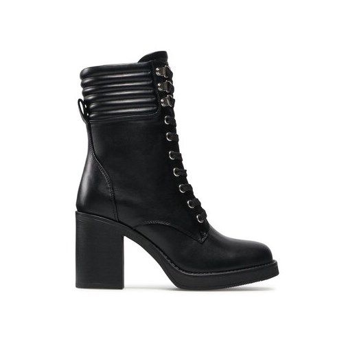 Botki Jenny Fairy na obcasie sznurowane jesienne 