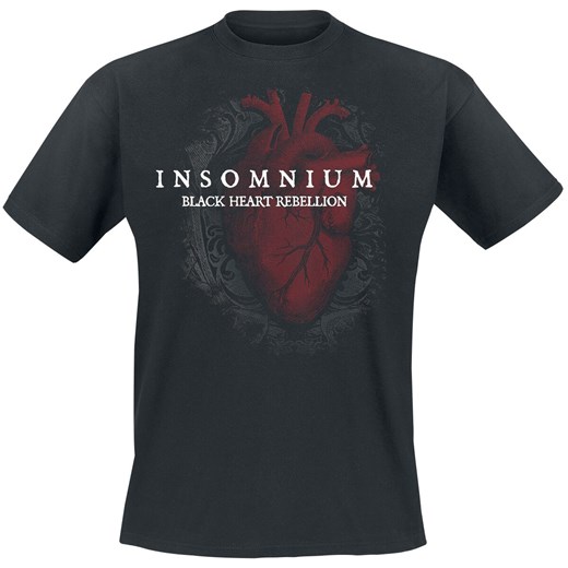 Insomnium - Black Heart Rebellion - T-Shirt - czarny L EMP