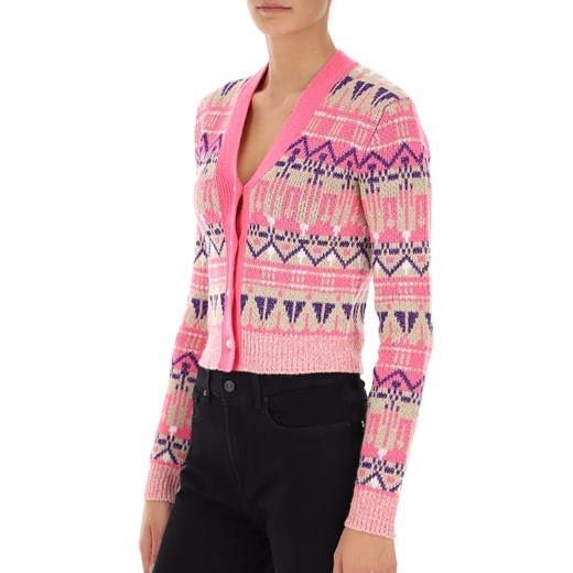 Paco Rabanne Sweter dla Kobiet, różowy, Wełna dziewicza, 2021, 40 M Paco Rabanne 40 RAFFAELLO NETWORK