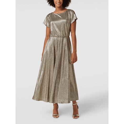 Długa sukienka z efektem metalicznym Swing 48 Peek&Cloppenburg