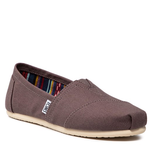 Półbuty TOMS - Classic 10000871 Ash Toms 37 promocyjna cena eobuwie.pl