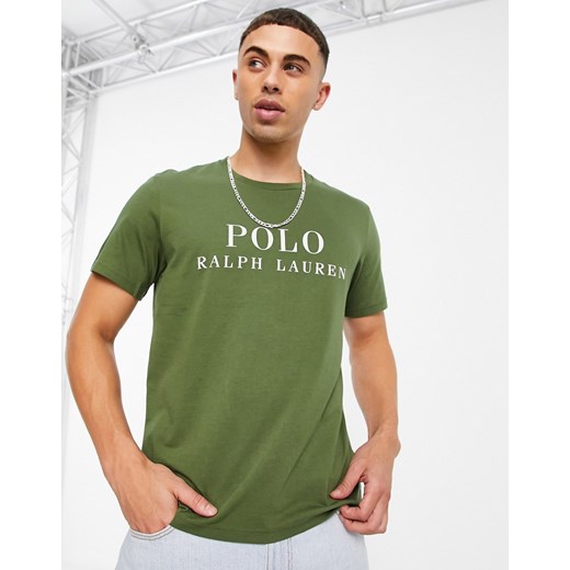 T-shirt męski Polo Ralph Lauren z napisami 