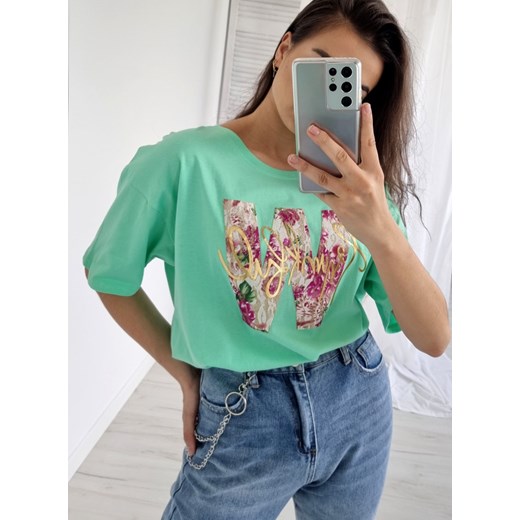 T-shirt ASTRO zielony S/M Ottanta S/M Ottanta