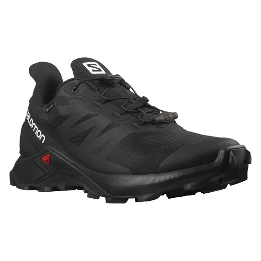 Męskie Buty do biegania SALOMON SUPERCROSS 3 GTX BLACK/BLACK/BLACK L41453500 Salomon 44 okazyjna cena sklepmartes.pl