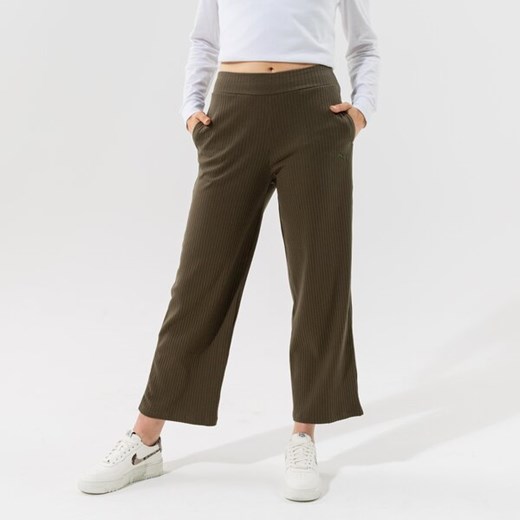 PUMA SPODNIE HER RIBBED WIDE PANTS - GRAPE LEAF Puma L Sizeer
