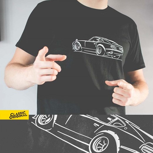 Koszulka z Nissan / Datsun 280Z - Czarna sklep.klasykami.pl