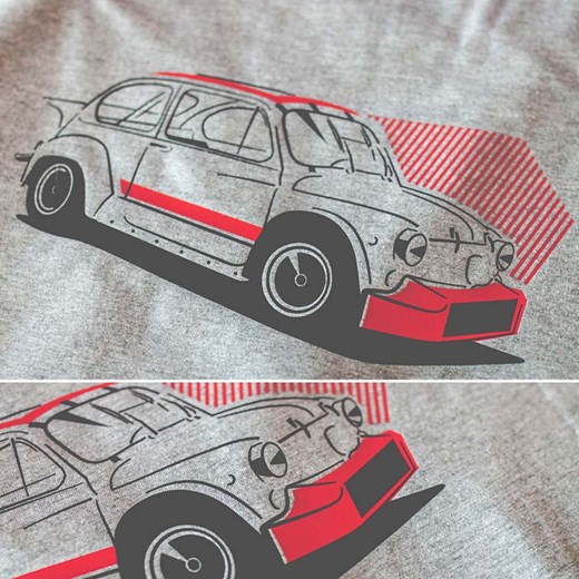 Koszulka z Fiat-Abarth 1000TC sklep.klasykami.pl