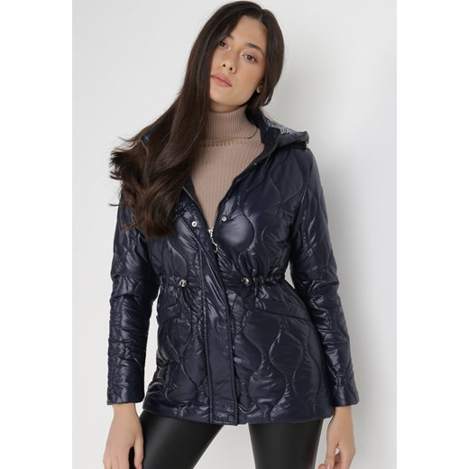 Granatowa Kurtka Dianike L Born2be Odzież
