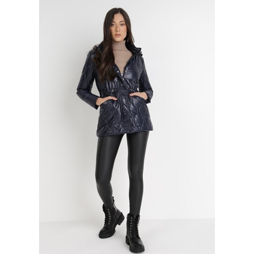 Granatowa Kurtka Dianike L Born2be Odzież