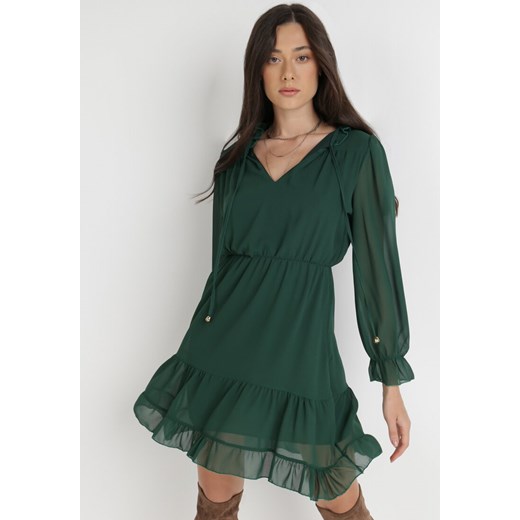 Zielona Sukienka Katathe S Born2be Odzież