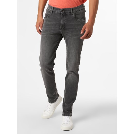 Finshley & Harding Jeansy Mężczyźni szary jednolity ze sklepu vangraaf w kategorii Jeansy męskie - zdjęcie 121325334