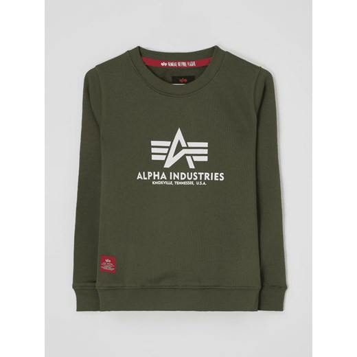 Bluza z logo Alpha Industries 164 Peek&Cloppenburg 