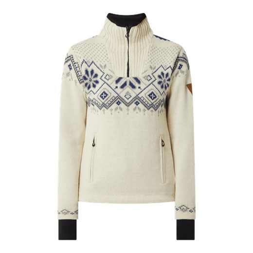 Sweter z norweskim wzorem z żywej wełny model ‘Fongen’ – wodoodporny Dale Of Norway M Peek&Cloppenburg 