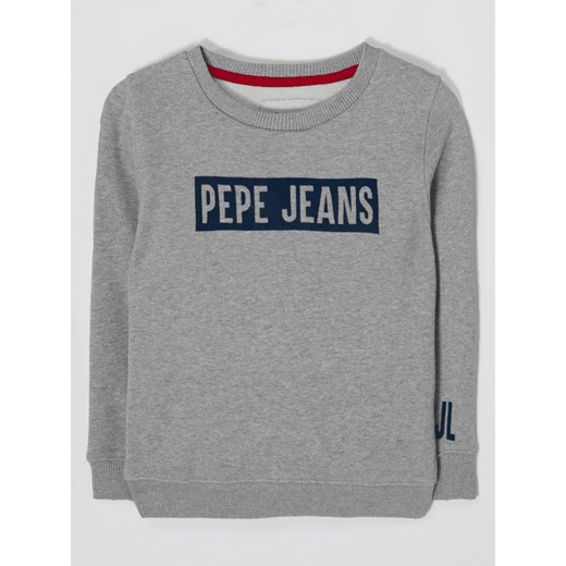 Bluza chłopięca szara Pepe Jeans w nadruki 