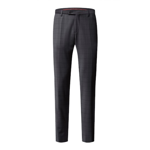 Spodnie do garnituru o kroju slim fit z wzorem w kratę model ‘Cedric’ Cg - Club Of Gents 94 promocyjna cena Peek&Cloppenburg 