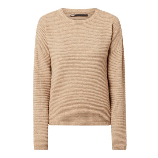 Sweter damski ONLY zimowy z okrągłym dekoltem 