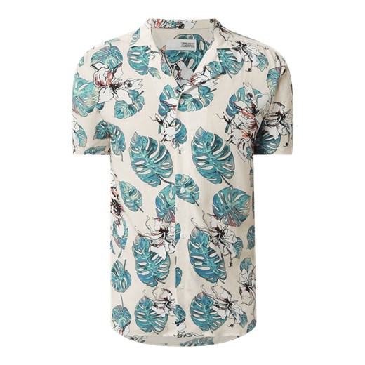 Koszula casualowa o kroju regular fit z wiskozy L okazja Peek&Cloppenburg