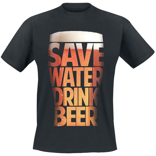 Save Water Drink Beer T-Shirt - czarny M EMP