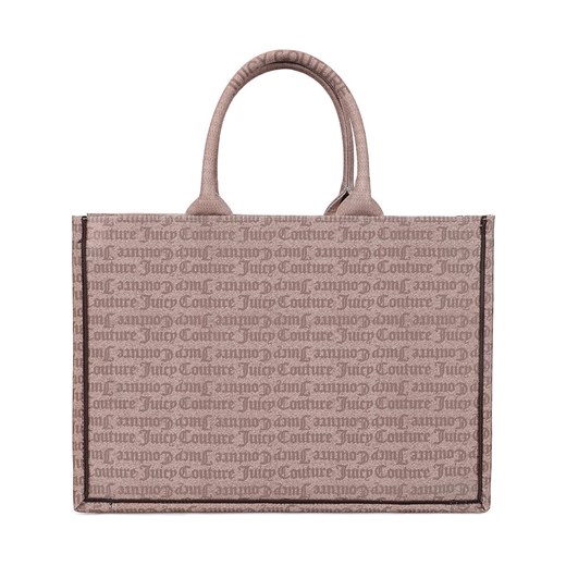 Shopper bag brązowa Juicy Couture na wakacje do ręki 