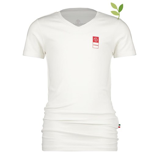 T-shirt chłopięce biały Vingino na wiosnę z krótkimi rękawami 