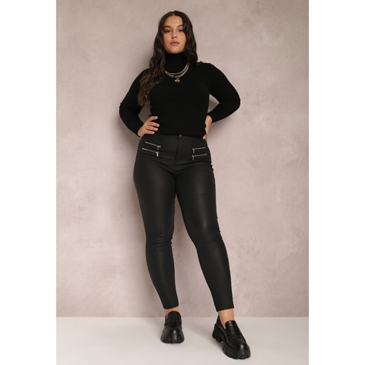 Czarne Spodnie Slim Panadina Renee 2XL Renee odzież