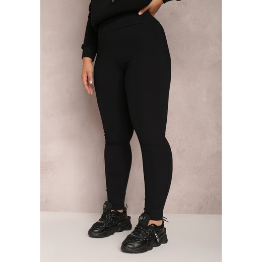 Czarne Legginsy Pyrhane Renee 3XL Renee odzież