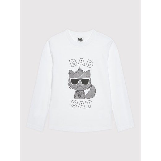T-shirt chłopięce Karl Lagerfeld w nadruki wiosenny 