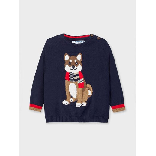 Sweter 2345 Granatowy Regular Fit Mayoral 6M MODIVO wyprzedaż