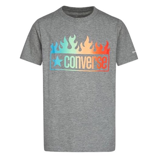 T-shirt chłopięce Converse szary 