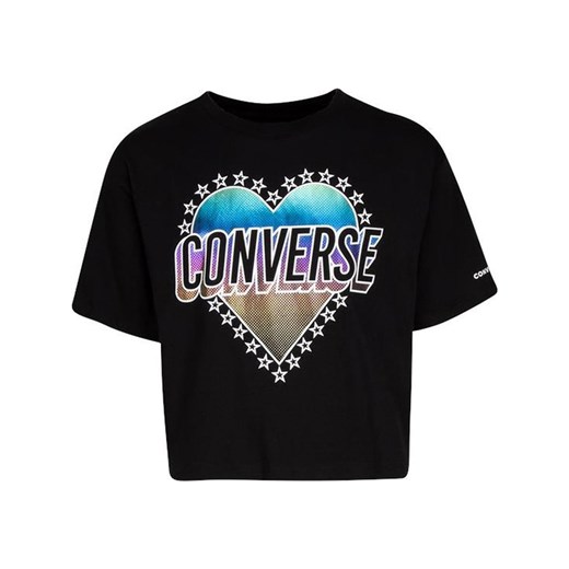Bluzka dziewczęca Converse bawełniana w nadruki 
