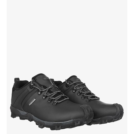 Czarne buty trekkingowe skórzane sznurowane Casu MXC6642-L/7 Casu 43 okazja Casu.pl