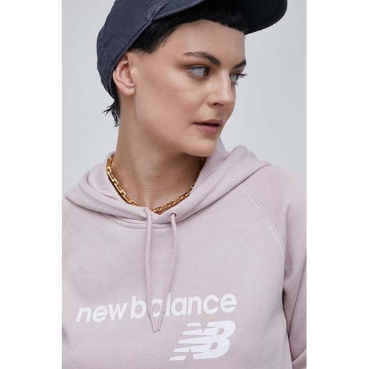 Bluza damska New Balance dzianinowa krótka 