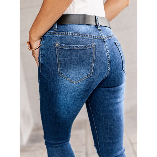 Spodnie damskie jeansowe 091PLR - niebieskie Edoti.com 38 Edoti.com