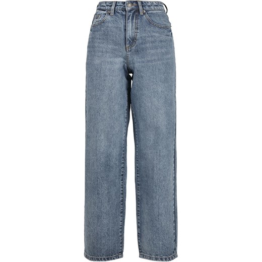 Urban Classics - Ladies High Waist 90`s Wide Leg Denim Pants - Jeansy - niebieski W26L30 EMP