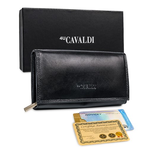 Piękny portfel damski Cavaldi® skóra naturalna uniwersalny rovicky.eu