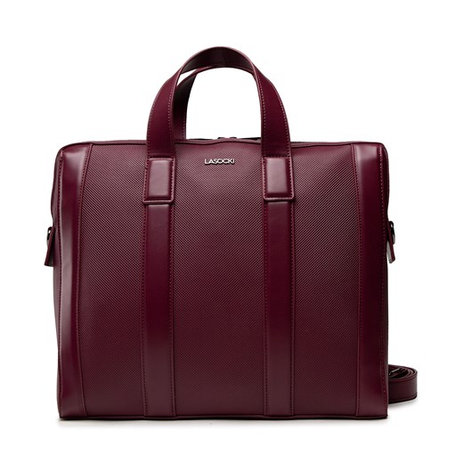 Torba na laptopa LASOCKI - BLM-U-040-35-06 Maroon Lasocki  eobuwie.pl