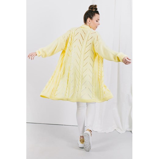 Sweter damski żółty Lemoniade w serek 