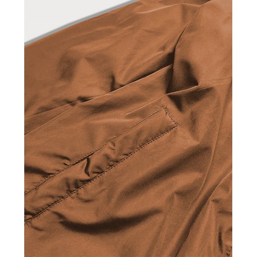 PIKOWANA KURTKA DWUSTRONNA DAMSKA ZIELONO-KARMELOWA (MHM-W589) Goodlookin.pl XL (42) goodlookin.pl