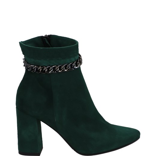 VENEZIA Zamszowe botki - 2203 CAMO VERDE Venezia 39 Venezia