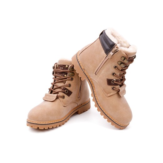 Buty zimowe dziecięce Yourshoes z nubuku