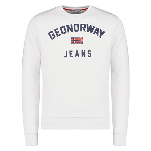 Bluza "Gassiere" w kolorze białym Geographical Norway XL okazyjna cena Limango Polska