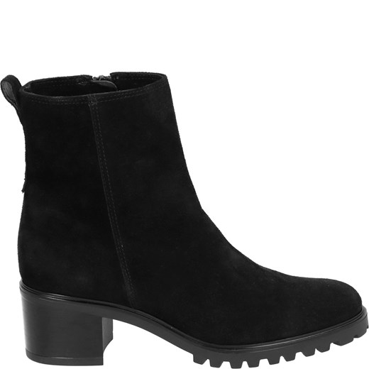 VENEZIA Zamszowe botki - 2PANZ222 218 NER Venezia 39 Venezia
