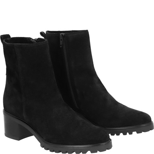 VENEZIA Zamszowe botki - 2PANZ222 218 NER Venezia 39 Venezia