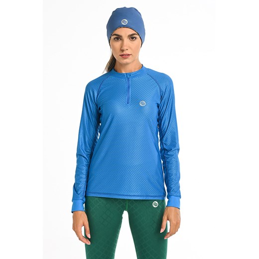 Bluza treningowa Karbon Zip Blue Karbon KLC-50 Nessi Sportswear L Nessi Sportswear