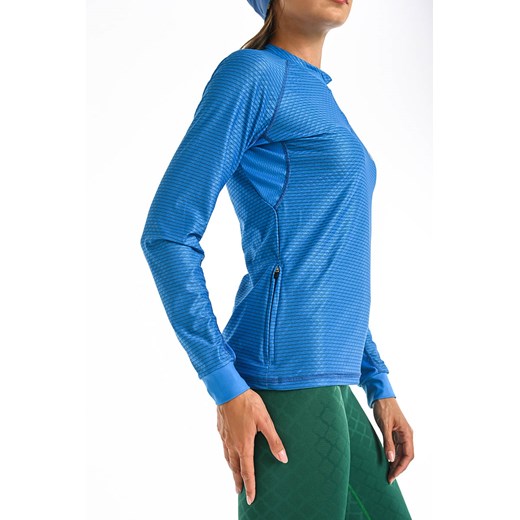 Bluza treningowa Karbon Zip Blue Karbon KLC-50 Nessi Sportswear L Nessi Sportswear