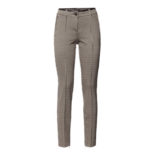 Spodnie materiałowe o kroju slim fit w pepitkę model ‘Rhona’ Cambio 38 Peek&Cloppenburg 