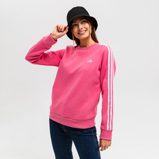 Adidas bluza damska różowa z aplikacją 