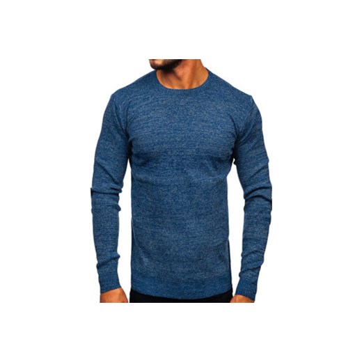 Niebieski sweter męski Denley S8307 M Denley promocja