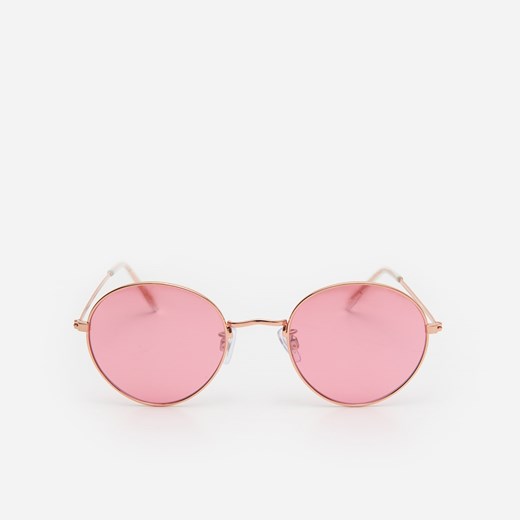 House - Okulary przeciwsłoneczne z różowymi szkłami - Różowy House ONE SIZE promocja House